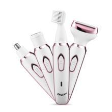 4 In 1 Electric Women Epilator Bikini Body Armpit Usb